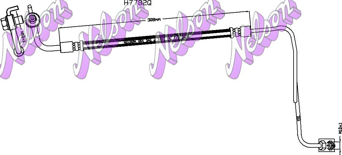 Brovex-Nelson H7782Q Przewód hamulcowy elastyczny H7782Q: Dobra cena w Polsce na 2407.PL - Kup Teraz!