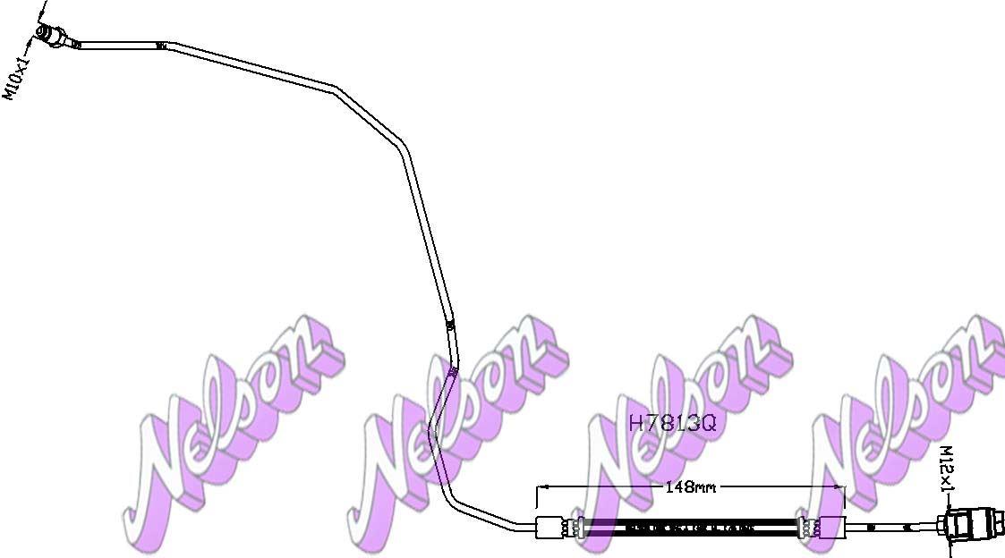 Brovex-Nelson H7813Q Przewód hamulcowy elastyczny H7813Q: Dobra cena w Polsce na 2407.PL - Kup Teraz!