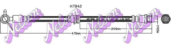 Brovex-Nelson H7842 Brake Hose H7842: Buy near me at 2407.PL in Poland at an Affordable price!