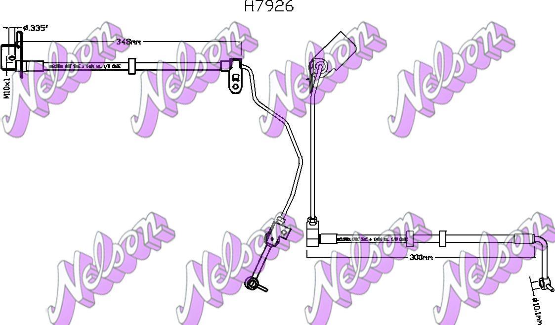 Brovex-Nelson H7926 Przewód hamulcowy elastyczny H7926: Dobra cena w Polsce na 2407.PL - Kup Teraz!