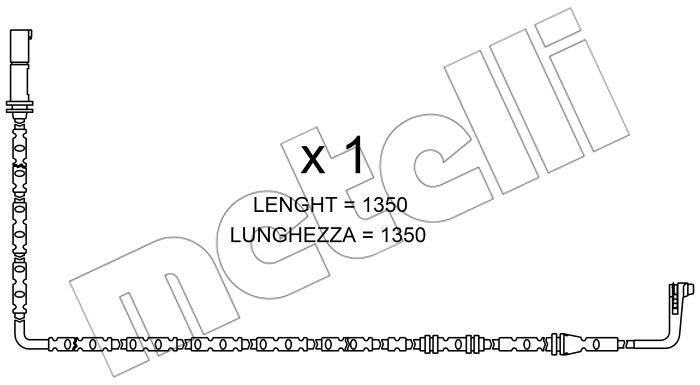 Metelli SU286 Czujnik zużycia klocków hamulcowych SU286: Dobra cena w Polsce na 2407.PL - Kup Teraz!