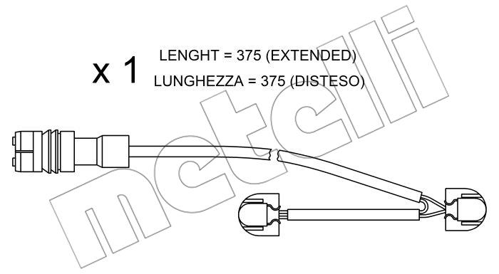 Metelli SU267 Czujnik zużycia klocków hamulcowych SU267: Dobra cena w Polsce na 2407.PL - Kup Teraz!