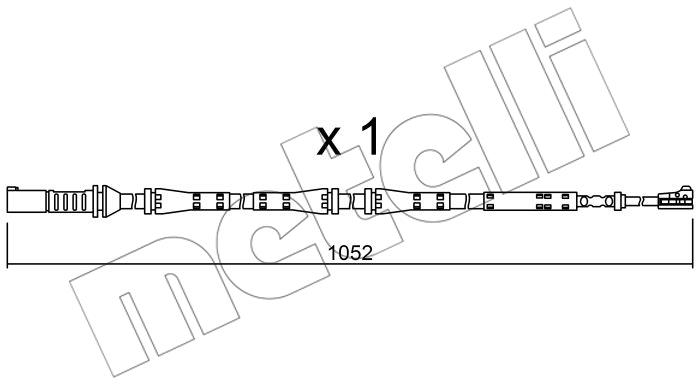Metelli SU275 Czujnik zużycia klocków hamulcowych SU275: Dobra cena w Polsce na 2407.PL - Kup Teraz!