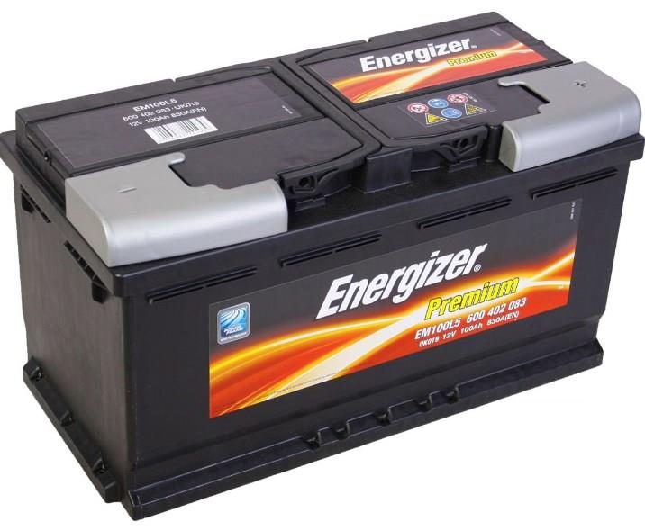 Akumulator Energizer Premium 12V 100AH 830A(EN) R+