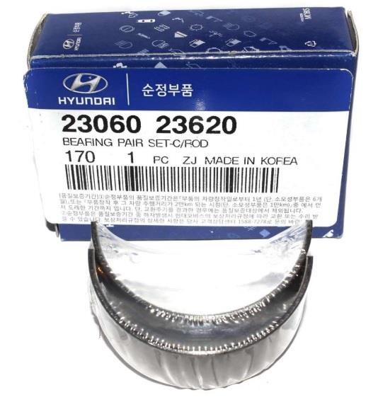 Hyundai/Kia 23060 23620 Półpanewka korbowodu, para 2306023620: Atrakcyjna cena w Polsce na 2407.PL - Zamów teraz!
