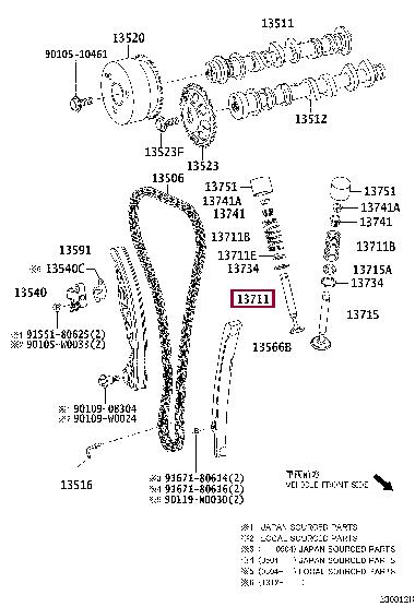 Toyota 13711-40040 Einlassventil 1371140040: Bestellen Sie in Polen zu einem guten Preis bei 2407.PL!