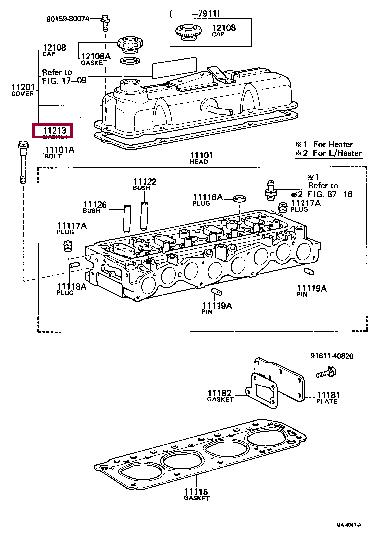 Toyota 11213-44020 Прокладка клапанной крышки 1121344020: Отличная цена - Купить в Польше на 2407.PL!