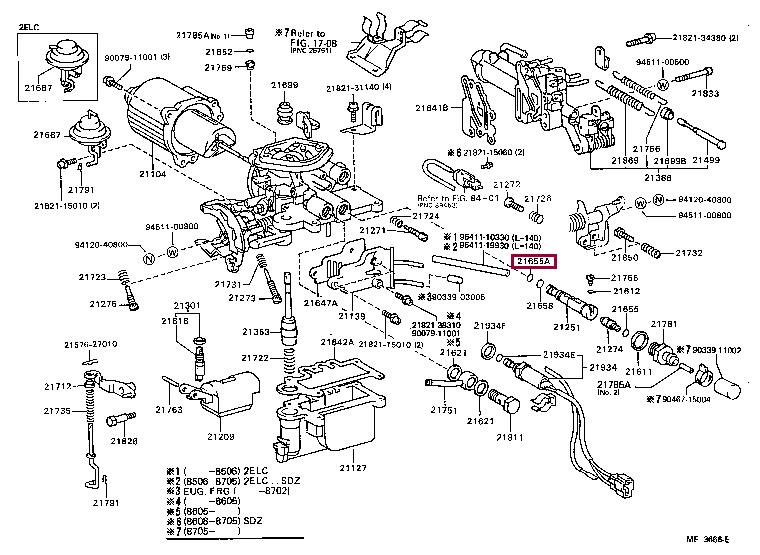 Toyota 21655-15250 Кільце ущільнювальне 2165515250: Приваблива ціна - Купити у Польщі на 2407.PL!