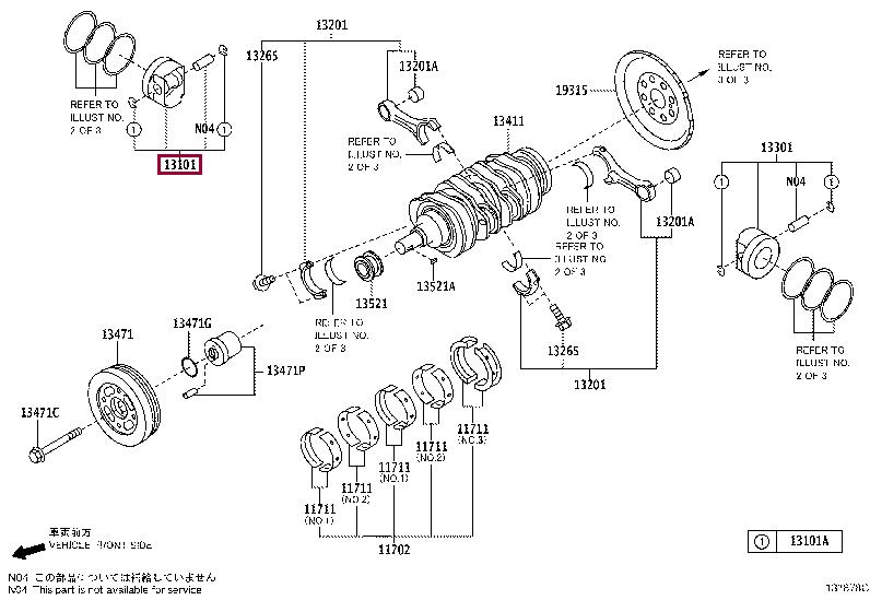 Toyota SU003-00137 Поршень с кольцами, комплект SU00300137: Отличная цена - Купить в Польше на 2407.PL!