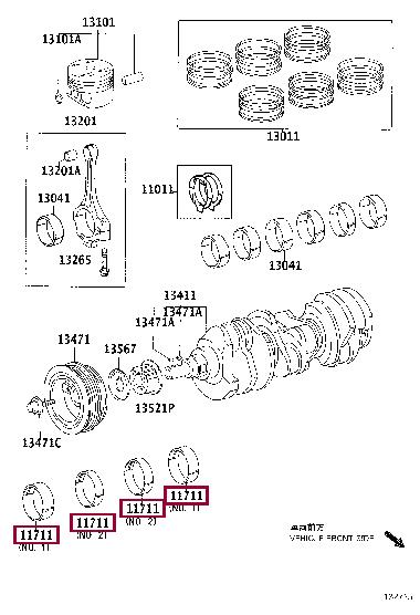 Toyota 11701-20030-02 Panewki 117012003002: Dobra cena w Polsce na 2407.PL - Kup Teraz!