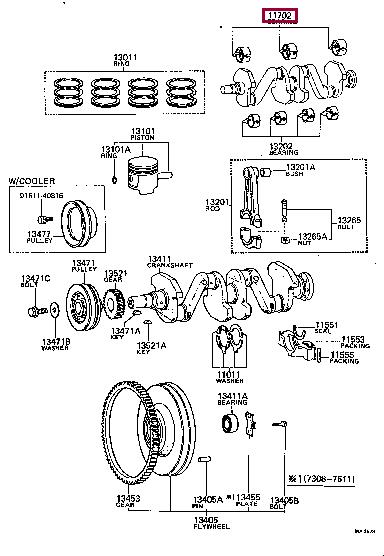 Toyota 11703-31020 Автозапчастина 1170331020: Приваблива ціна - Купити у Польщі на 2407.PL!