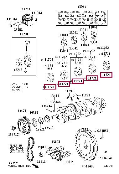 Toyota 11721-28021-04 Panewki 117212802104: Dobra cena w Polsce na 2407.PL - Kup Teraz!