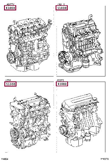 1900026401 Toyota Einbauzylinder