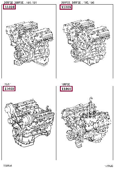 Toyota 19000-31680 Silnik zmontowany 1900031680: Atrakcyjna cena w Polsce na 2407.PL - Zamów teraz!