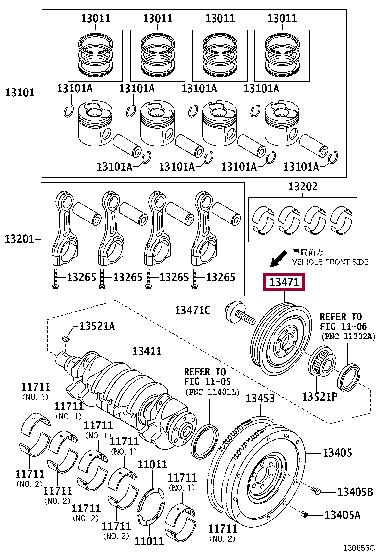 Toyota SU001-00848 Pulley crankshaft SU00100848: Buy near me at 2407.PL in Poland at an Affordable price!