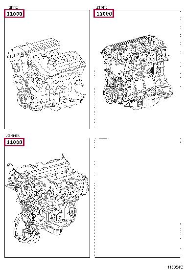 Toyota 19000-0P290 Двигун в зборі 190000P290: Купити у Польщі - Добра ціна на 2407.PL!