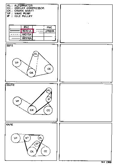 Toyota 99365-10980 V-Ribbed Belt 9936510980: Buy near me at 2407.PL in Poland at an Affordable price!