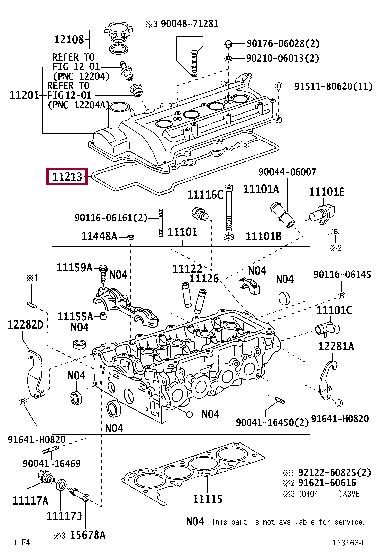 Toyota 11213-BZ010 Gasket, cylinder head cover 11213BZ010: Buy near me at 2407.PL in Poland at an Affordable price!