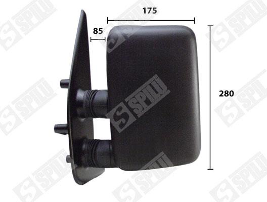 SPILU 50591 Rearview mirror external left 50591: Buy near me in Poland at 2407.PL - Good price!