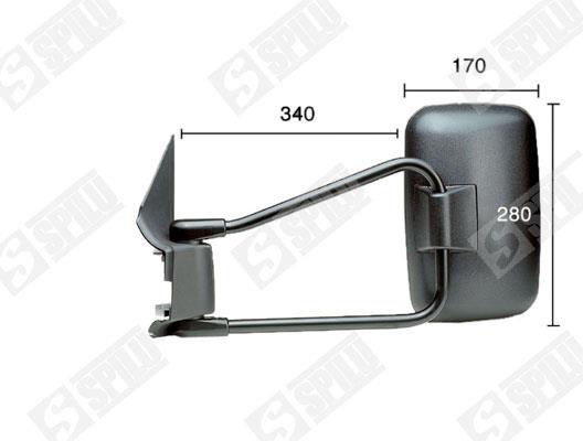 SPILU 51890 Rearview mirror external right 51890: Buy near me in Poland at 2407.PL - Good price!