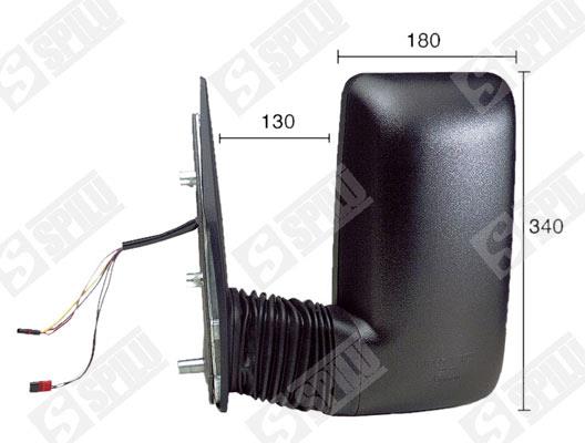 SPILU 51333 Rearview mirror external left 51333: Buy near me in Poland at 2407.PL - Good price!
