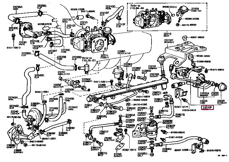 Toyota 23210-45041 Насос топливный 2321045041: Купить в Польше - Отличная цена на 2407.PL!