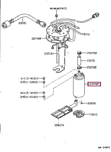 Toyota 23221-16440 Kraftstoffpumpe 2322116440: Kaufen Sie zu einem guten Preis in Polen bei 2407.PL!