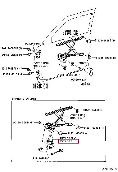 Toyota 85720-60060 Fensterheber 8572060060: Kaufen Sie zu einem guten Preis in Polen bei 2407.PL!