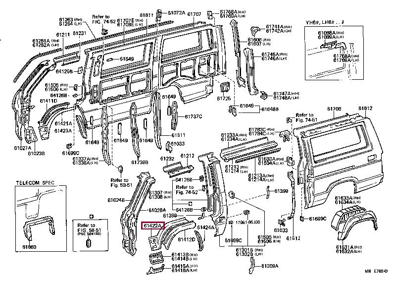 Toyota 61422-95J00 Panel 6142295J00: Dobra cena w Polsce na 2407.PL - Kup Teraz!