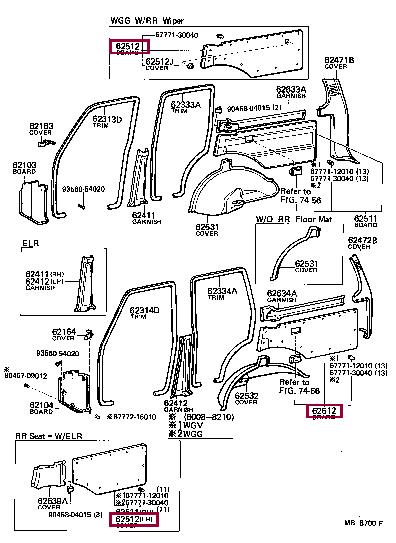 Toyota 62520-90A12-16 Panel 6252090A1216: Dobra cena w Polsce na 2407.PL - Kup Teraz!