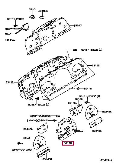 Toyota 83110-35470 Prędkościomierz 8311035470: Dobra cena w Polsce na 2407.PL - Kup Teraz!