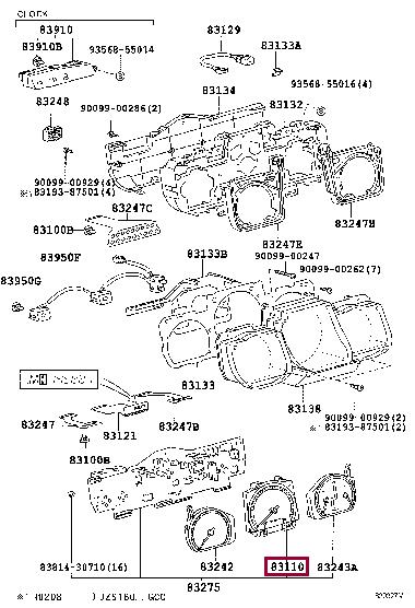 Toyota 83220-30171 Prędkościomierz 8322030171: Dobra cena w Polsce na 2407.PL - Kup Teraz!