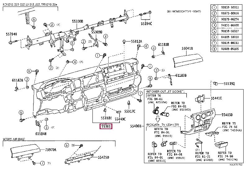 Toyota 55300-26181-B0 Tablica rozdzielcza (Torpeda) 5530026181B0: Dobra cena w Polsce na 2407.PL - Kup Teraz!