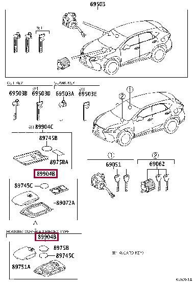 Toyota 89904-78470 Inteligentny klucz 8990478470: Dobra cena w Polsce na 2407.PL - Kup Teraz!