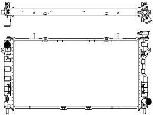 Sakura 3131-1009 Radiator, engine cooling 31311009: Buy near me in Poland at 2407.PL - Good price!