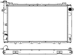 Sakura 3341-1084 Radiator, engine cooling 33411084: Buy near me in Poland at 2407.PL - Good price!