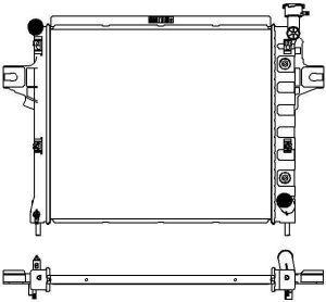 Sakura 3231-1004 Radiator, engine cooling 32311004: Buy near me in Poland at 2407.PL - Good price!