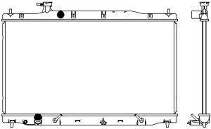 Kühler motorkühlung Sakura 3211-8507