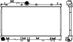 Sakura 3421-8507 Chłodnica, układ chłodzenia silnika 34218507: Dobra cena w Polsce na 2407.PL - Kup Teraz!