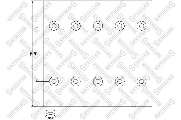 Stellox 85-00969-SX Trommelbremsbelagsatz 8500969SX: Kaufen Sie zu einem guten Preis in Polen bei 2407.PL!