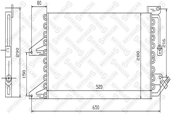 Stellox 10-45596-SX Cooler Module 1045596SX: Buy near me in Poland at 2407.PL - Good price!