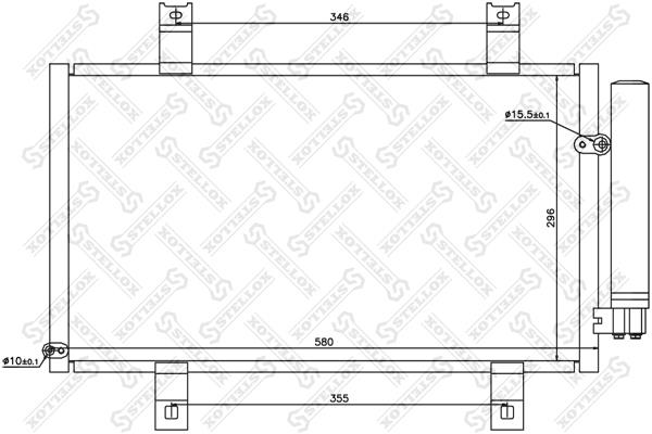 Stellox 10-45607-SX Радиатор кондиционера (Конденсатор) 1045607SX: Отличная цена - Купить в Польше на 2407.PL!