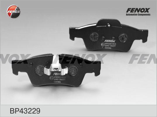Fenox BP43229 Brake Pad Set, disc brake BP43229: Buy near me in Poland at 2407.PL - Good price!