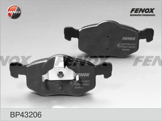 Fenox BP43206 Brake Pad Set, disc brake BP43206: Buy near me in Poland at 2407.PL - Good price!