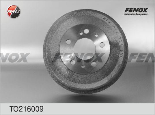 Fenox TO216009 Rear brake drum TO216009: Buy near me in Poland at 2407.PL - Good price!