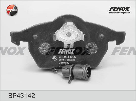 Fenox BP43142 Тормозные колодки дисковые, комплект BP43142: Отличная цена - Купить в Польше на 2407.PL!