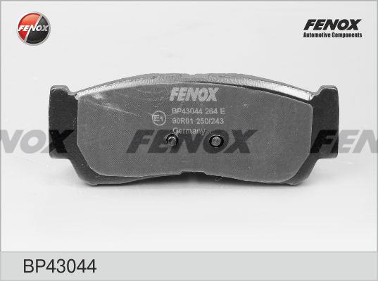 Fenox BP43044 Тормозные колодки дисковые, комплект BP43044: Отличная цена - Купить в Польше на 2407.PL!