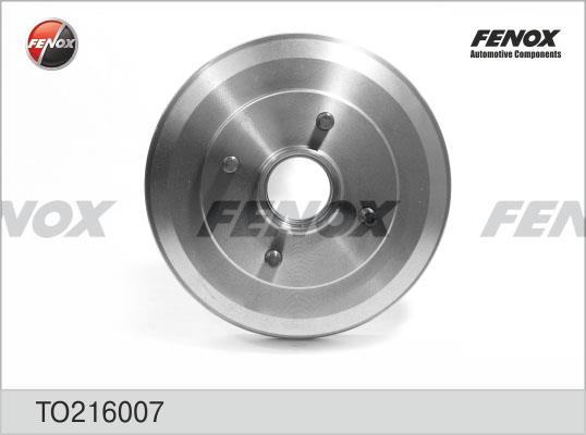 Fenox TO216007 Тормозной барабан задний TO216007: Отличная цена - Купить в Польше на 2407.PL!
