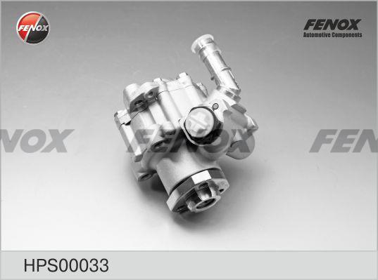 Fenox HPS00033 Hydraulic Pump, steering system HPS00033: Buy near me in Poland at 2407.PL - Good price!