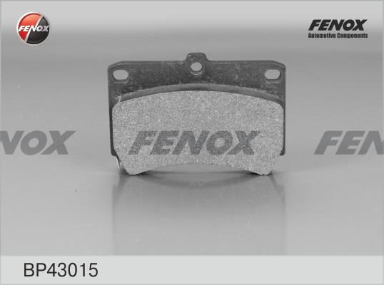 Fenox BP43015 Тормозные колодки дисковые, комплект BP43015: Отличная цена - Купить в Польше на 2407.PL!